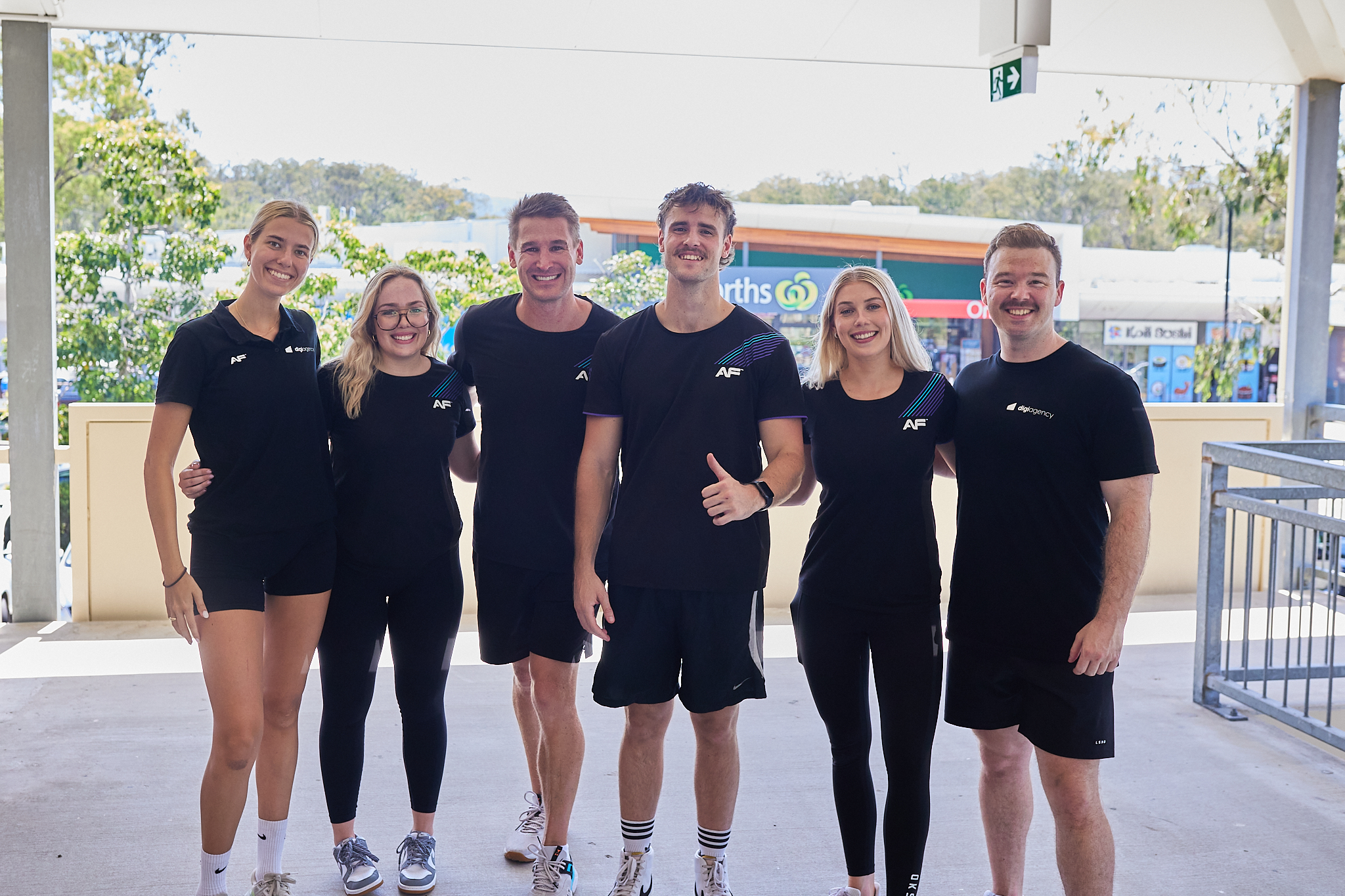 The Ormeau club team with the Digi Agency team