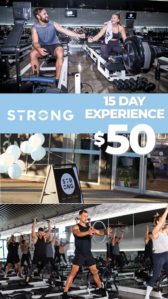 STRONG Pilates 15 Day Experience $50 ad
