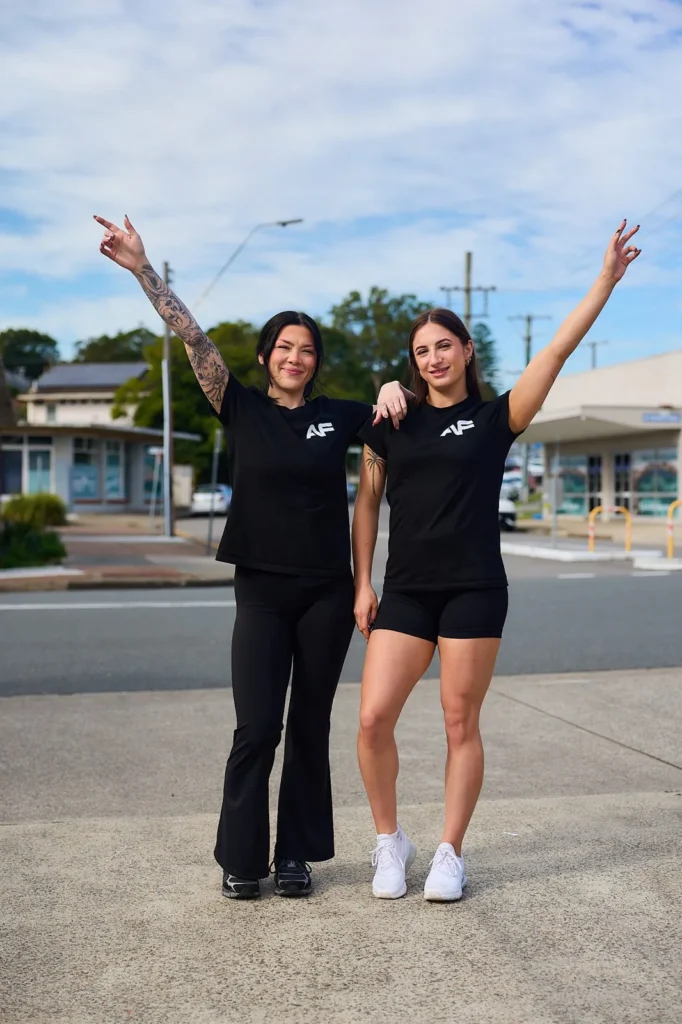 Anytime Fitness team with arms up, content shoot by Digi Agency