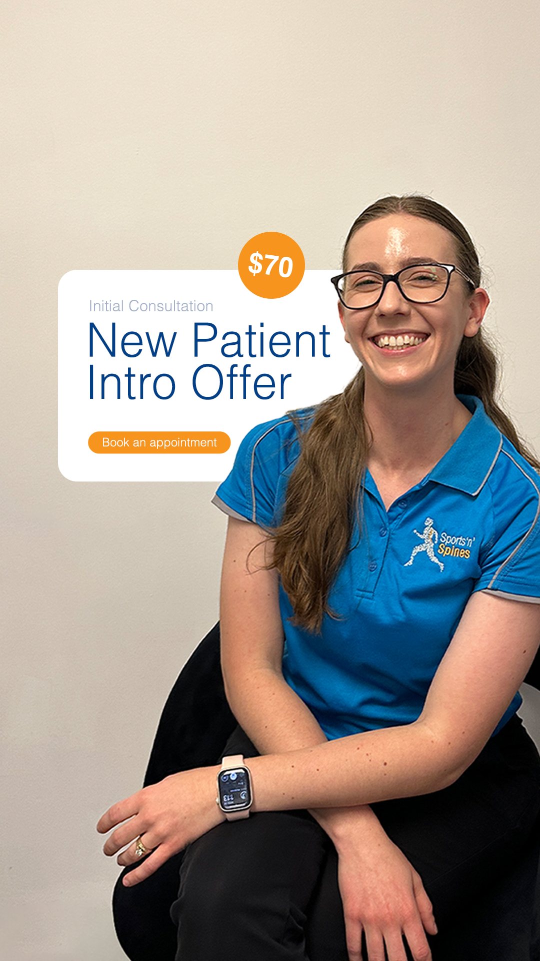 Chiropractic story ad: new patient intro offer