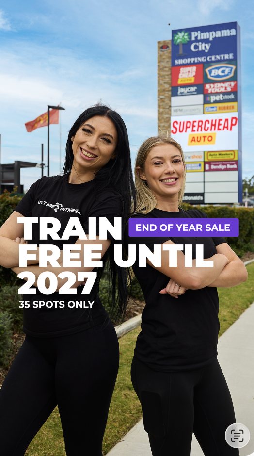 Anytime Fitness Pimpama end of year offer ad