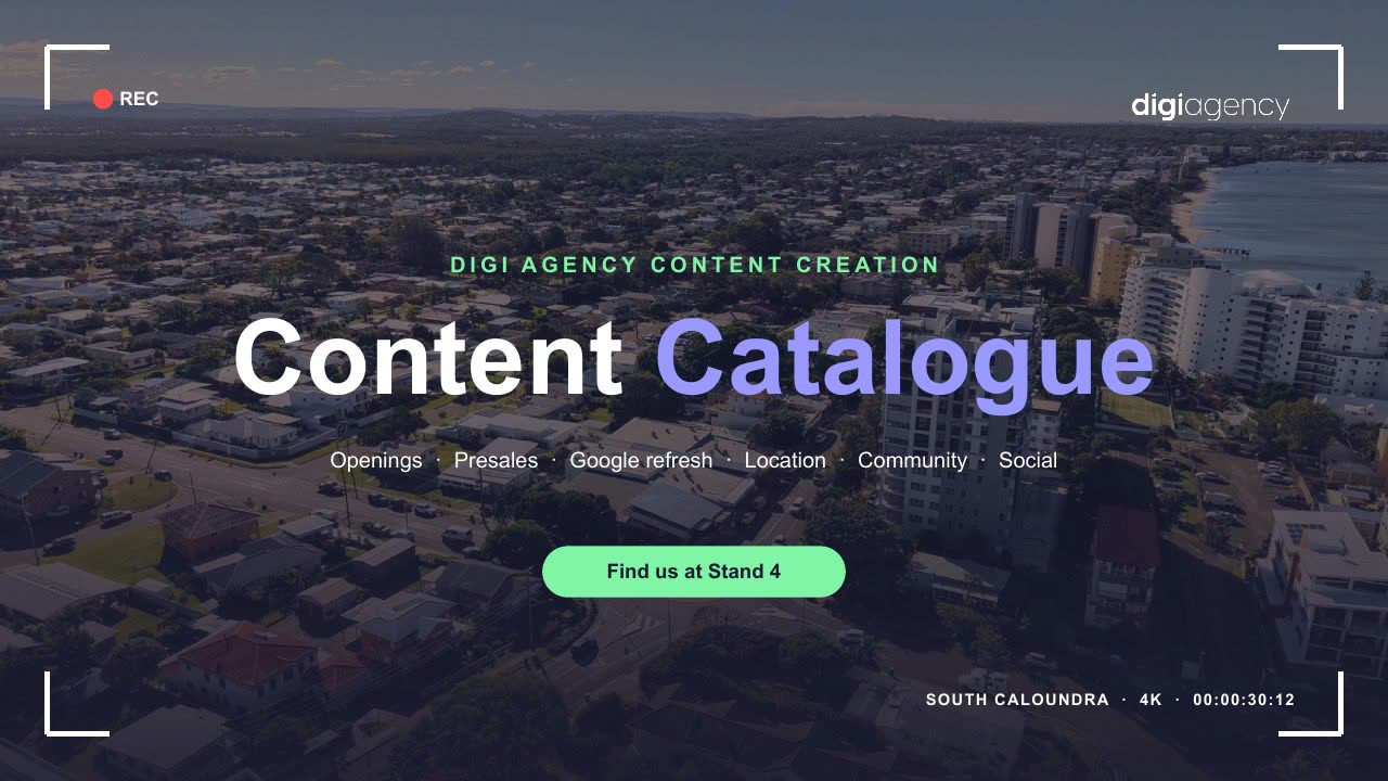 Digi Agency designed supporting document: Content catalogue