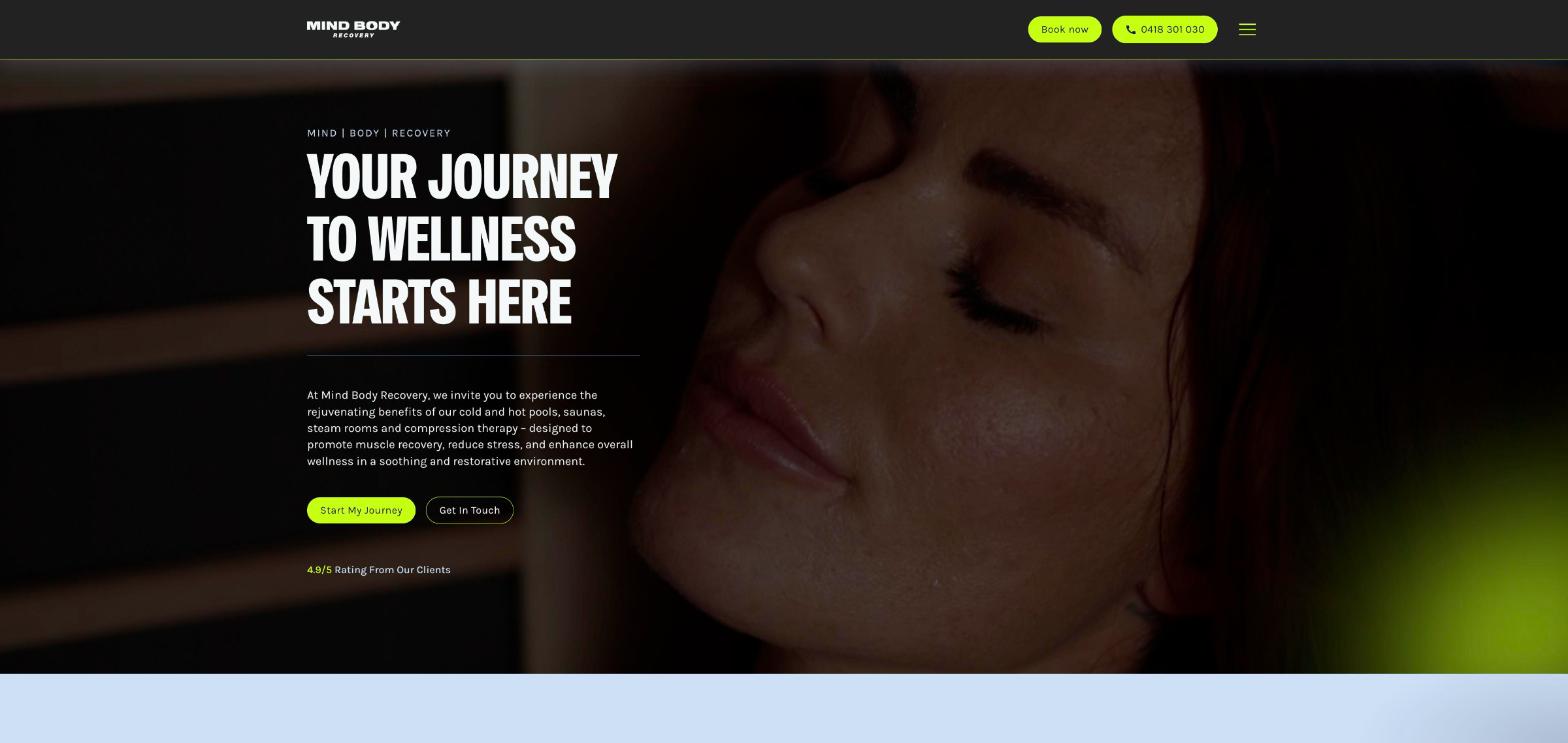 Mind Body Recovery website