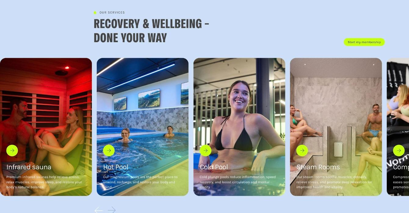 Mind Body Recovery website
