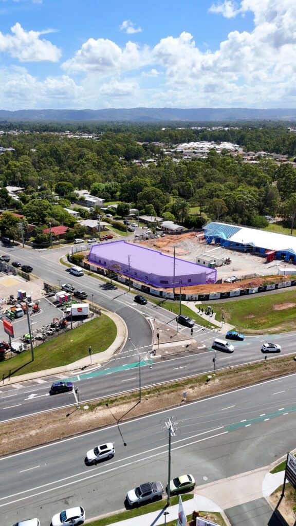 Drone shot of the Morayfield club site