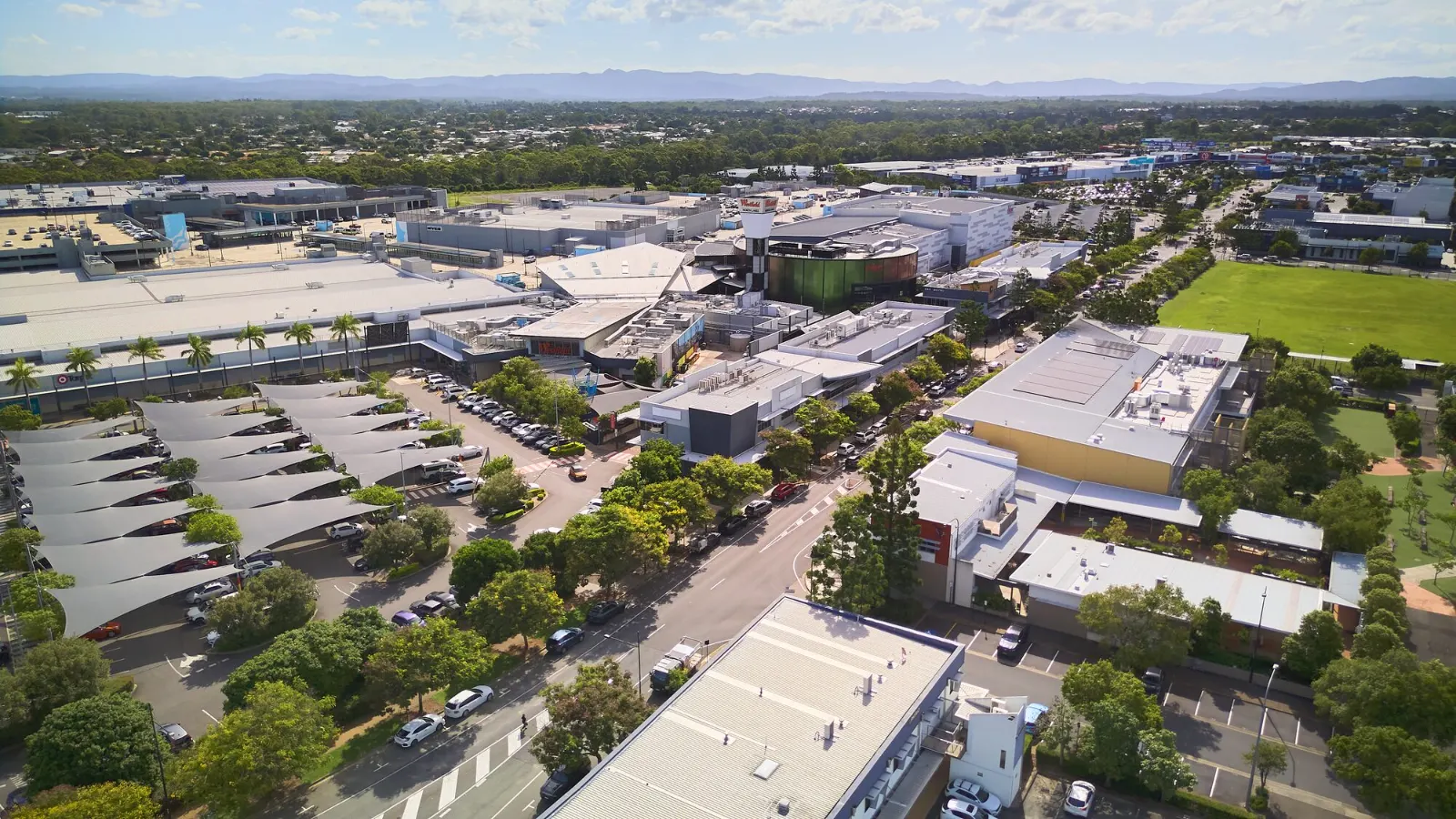 Drone shot over North Lakes, content shoot by Digi Agency