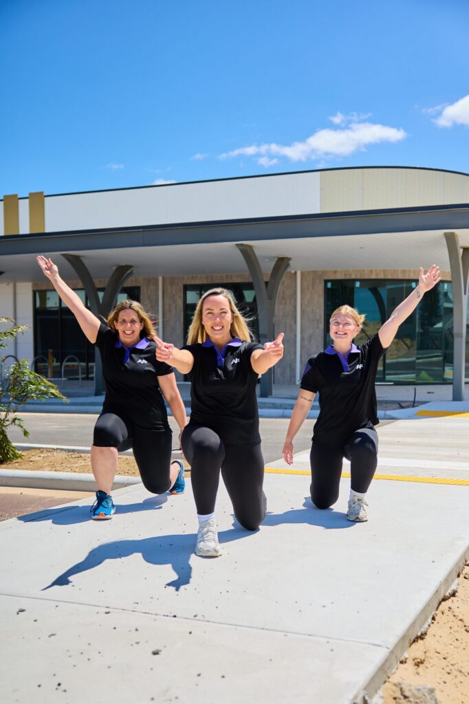 Safety Bay team outside the club
